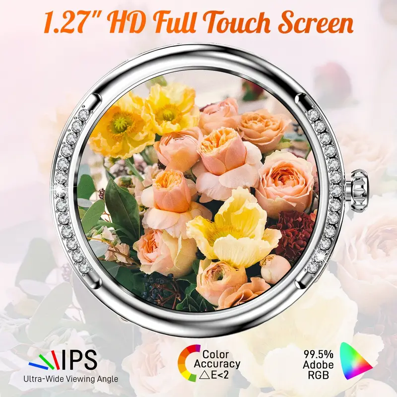 Smartwatch SHAH ARPAN para Mulheres com Tela Hd Prova D'Água Ip67