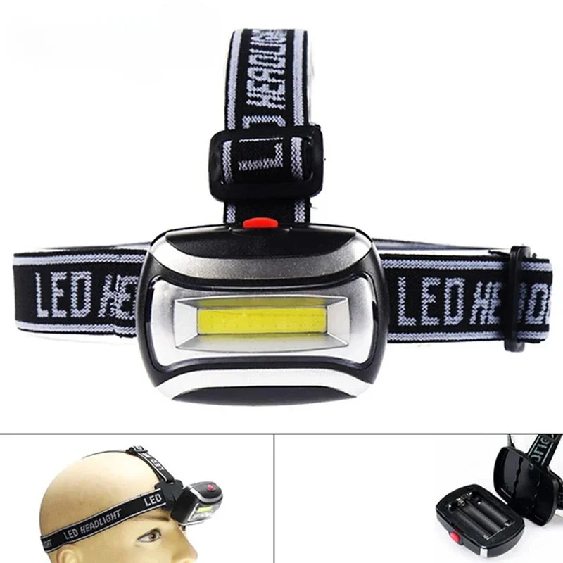 Lanterna De Cabeça Led Com Sensor, Para Camping, Buscador, Farol Alto, Farol Dianteiro.