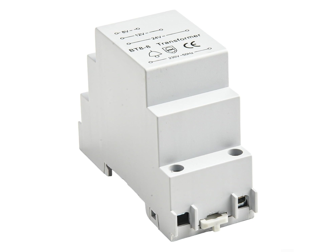 Transforme seu sistema Campainha com o transformador BT88, que suporta tensão de entrada de 230V e fornece saídas.