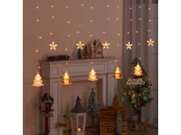 Laxiscreed Série De Luzes Led Natal Com Estrelas Para Decoração De Quarto E Árvore De Natal