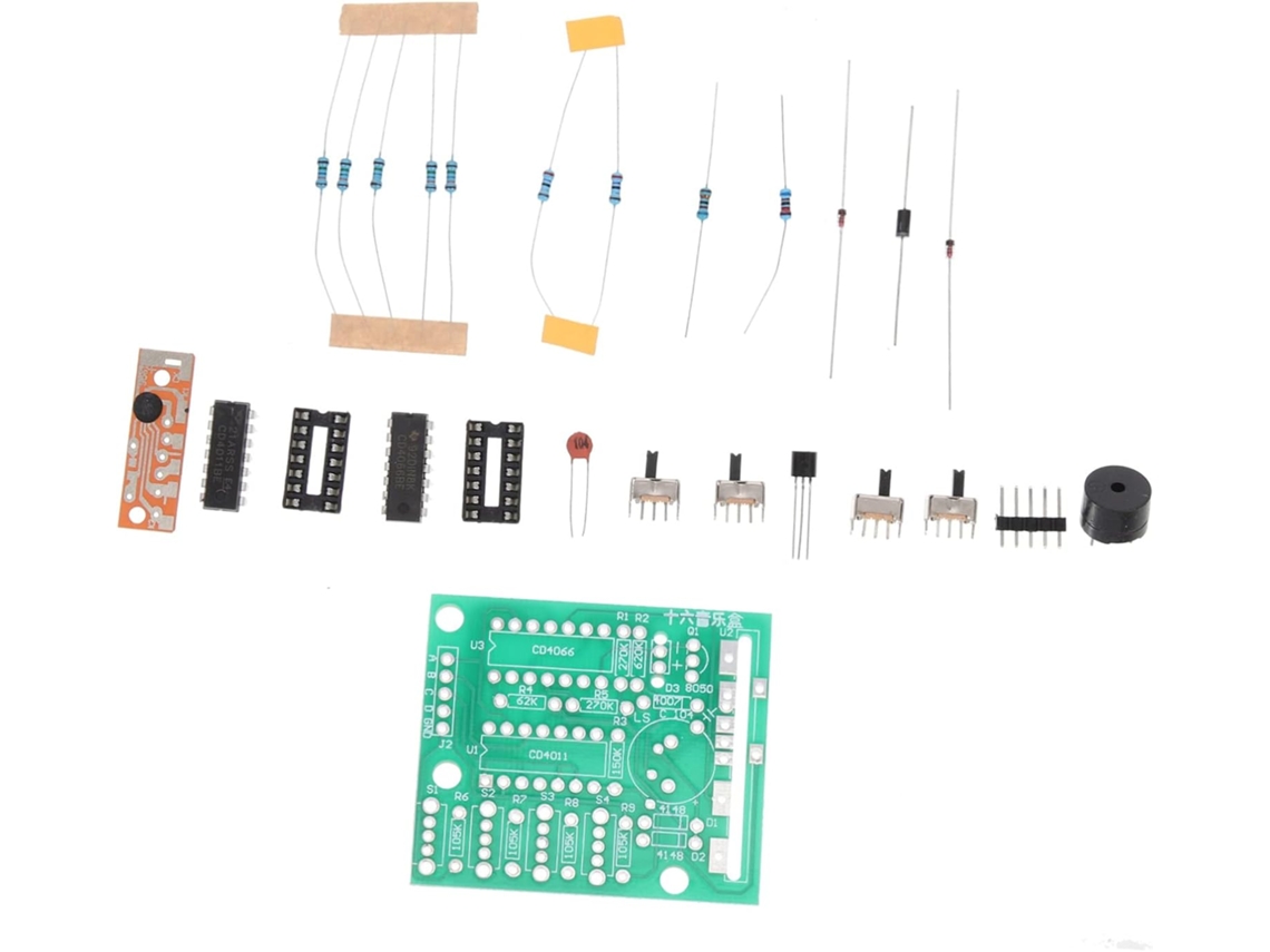 Kit com 4 Placas de Circuito Topbathy para eletrônica, criação de sons | S/MARCA
