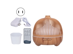 Laxiscreed Umidificador De Ar Ultrassônico Para Casa Com Aromaterapia E Grão De Madeira