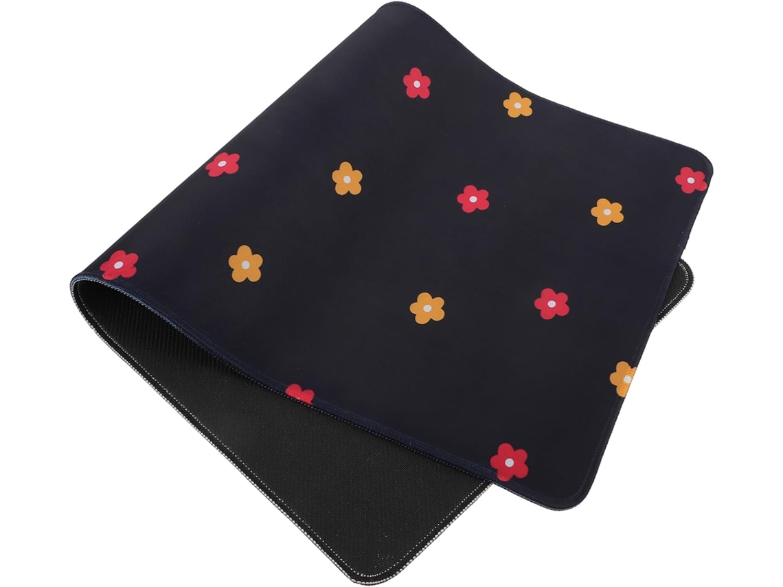 Mousepad Retangular, 1 Peça, Em Borracha E Tecido Antiderrapante