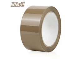Fita Adesiva Marrom para Embalagem, 4,8 Cm de Largura e 69,49 Metros de Comprimento, Fita Adesiva Resistente para Dispensadores. GOKOCO