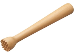 Socador De Madeira Para Coquetéis, Para Uso Doméstico E Em Bares, Feito Em Madeira Resistente, É Um Utensílio Profissional Para Bar