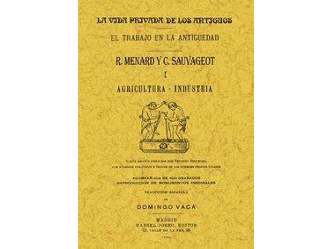 Livro El Trabajo En La Antigüedad de Rene Menard (Espanhol)