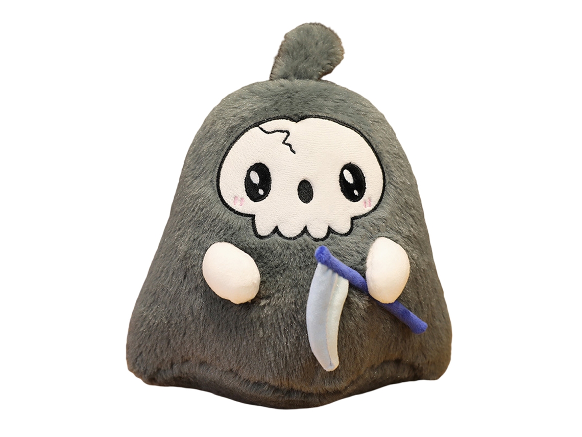 Primerox pelúcia Animes Halloween Caveira Grim Reaper de Peluche Macio Coleção Presente 20cm