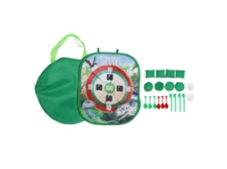 Alvo De Dardos Dobrável De Duas Faces Para Crianças Jogo Indoor Outdoor Com Bolsa E Cordas 2381c 5