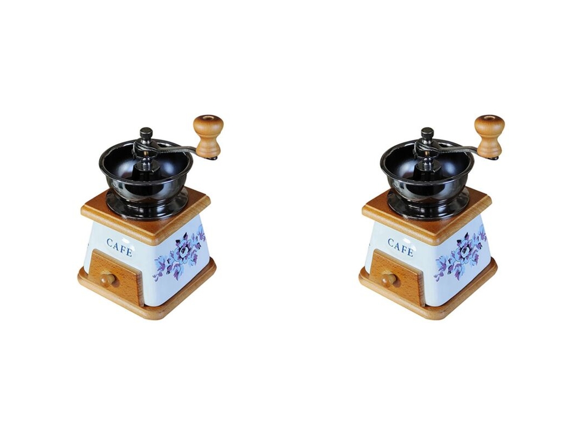 2x Moedor De Café Manual Novo Moedor De Cerâmica Para Pó De Café Brilvibera