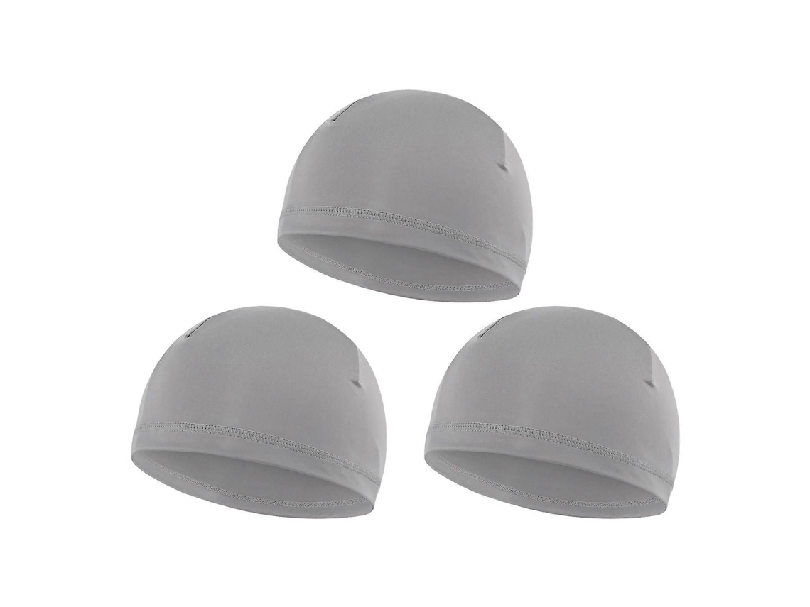 Conjunto De 3 Gorros De Ciclismo Elásticos E Respiráveis ​​para Corrida, Ideais Para Crianças, Com Forro Para Capacete De Bicicleta E Proteção Co
