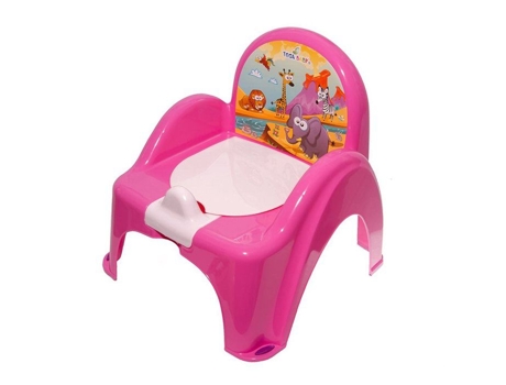 Cadeira de brincar/potinho rosa Tega Baby