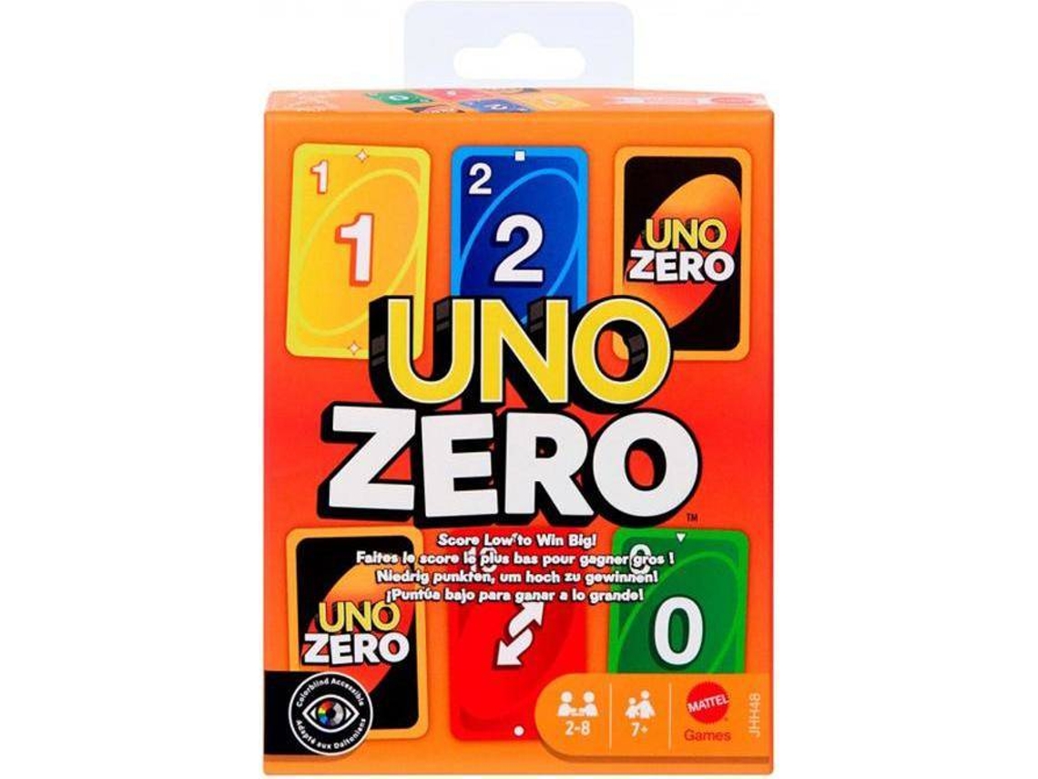 Jogo de Cartas UNO Zero (Idade Mínima Recomendada: 7 Anos)