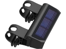 Farol Solar Para Bicicleta, Lanterna Frontal Recarregável Via Usb, De