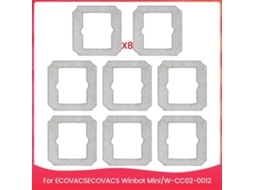 Panos De Limpeza Laváveis Para Winbot Mini, Almofada De Substituição W-cc02-0012, Acessório Para Robô De Limpeza._ozo