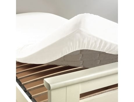 Lençol de Algodão Intimity 90X190Cm Branco DOUCEUR D'INTERIEUR