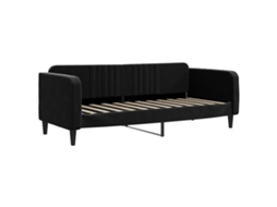 Day Bed, Day Beds Vidaxl Preto Veludo (80 X 200 Cm)