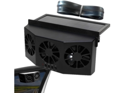 Ventilador Solar Genérico Para Janela De Carro Silencioso Com 3 Saídas Multifuncional Veículos, Suvs, Caminhões E