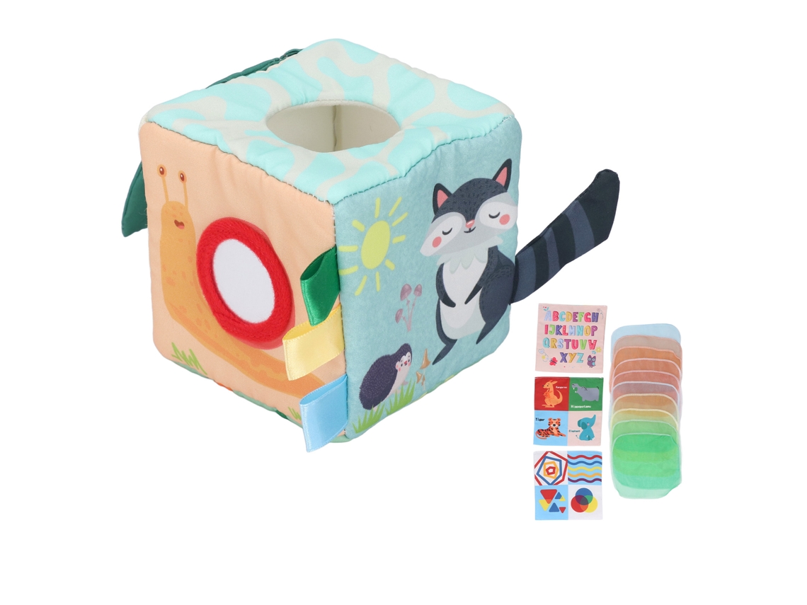 Brinquedo Caixa De Lenços Para Bebês, Caixa Sensorial Para Bebês E Crianças, Brinquedo Sensorial Para Bebês