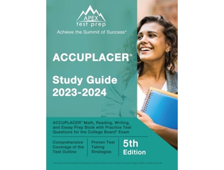 Livro ACCUPLACER Study Guide 2023-2024 de J M Lefort (Inglês)