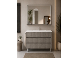 Móvel De Casa De Banho Com Lavatório Origenbath Imperia Sem Espelho 50x40 Cm Carvalho Smoky