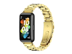 Pulseira De Aço Inoxidável Com Três Contas Mijobs Para Huawei Band 7 / 7 Nfc