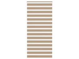 Cortina de zebra VIDAXL Marrom Poliéster (100 x 230 cm)