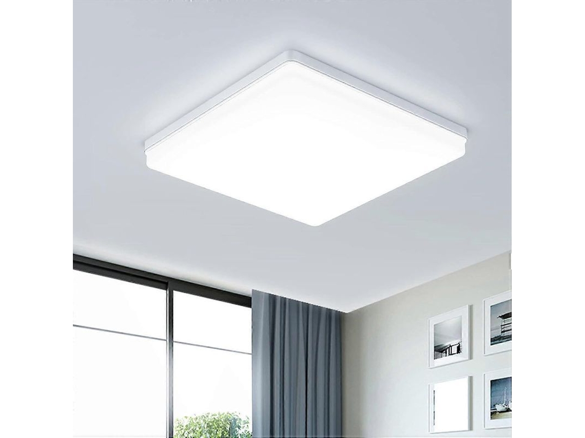 Lâmpada De Teto Em Ferro Forjado E Painel De Acrílico, Segura, Eficiente Energética, Sem Cintilação, Ip44