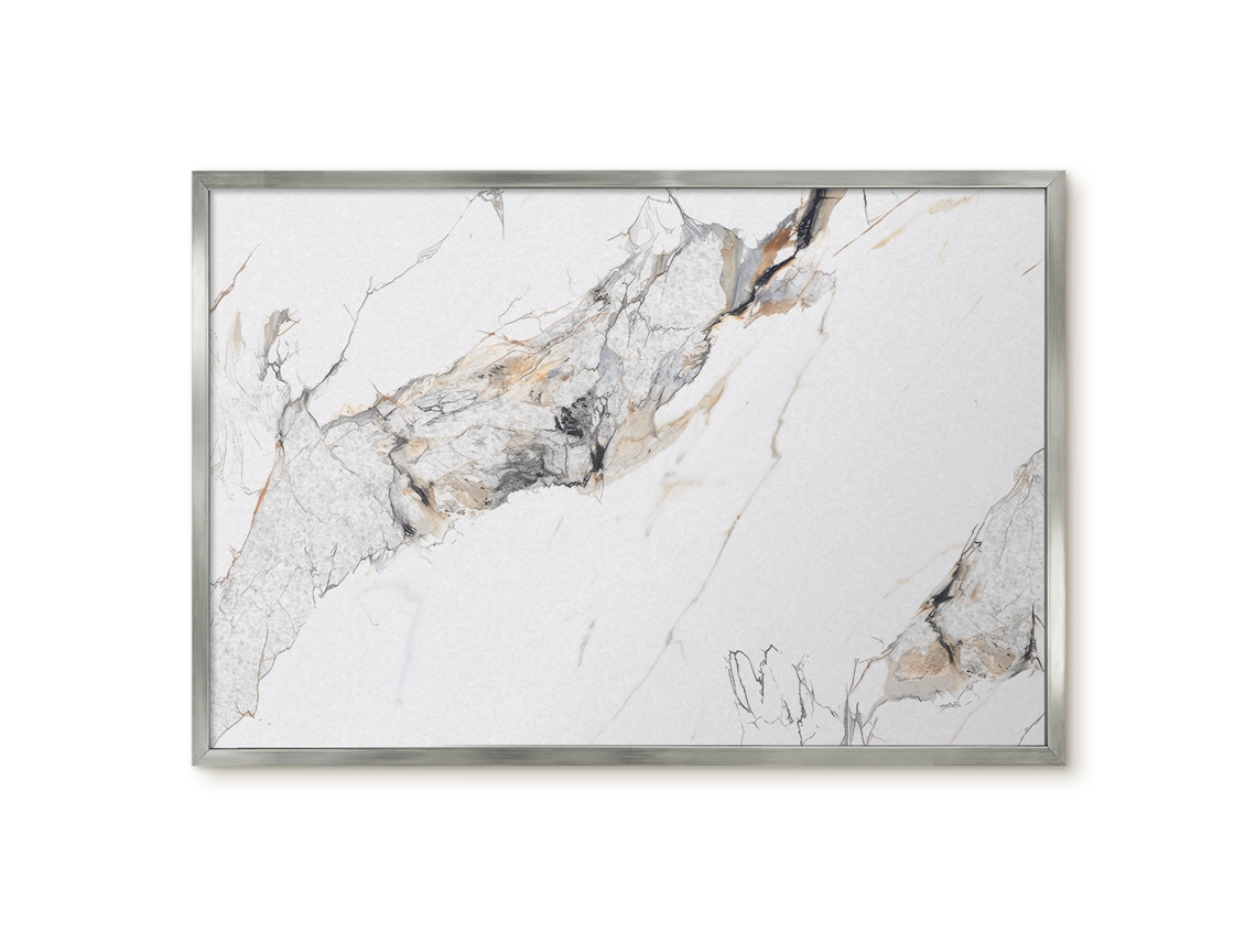 Quadro de parede magnético cinza Elegance para escritório Espelharte (60x40 cm)