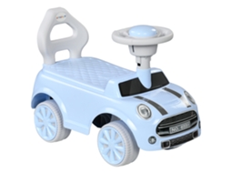 Carro De Choque Para Crianças, Proteção Anti-viragem, Encosto, Buzina, Assento Antiderrapante, Azul Claro