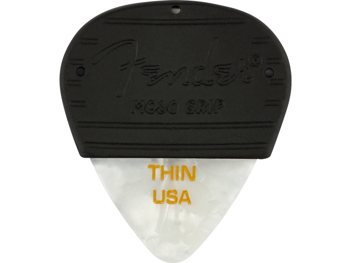 Grip para Palhetas FENDER Para Guitarra Mojo Celluloid White Moto Thin