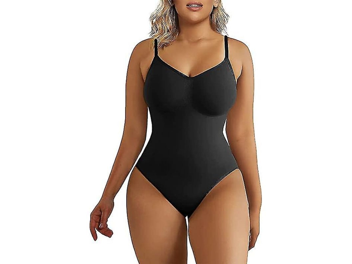 2026 srbtv ultra Body Shaper para Mujer, Mallas Moldeadoras Con Control Abdominal, Sin Costuras, Tirantes Ajustables, Thong, Botão