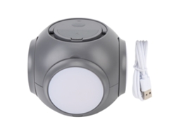 Lâmpada Solar Jardim Led 3 Modos Luz Quente Decoração
