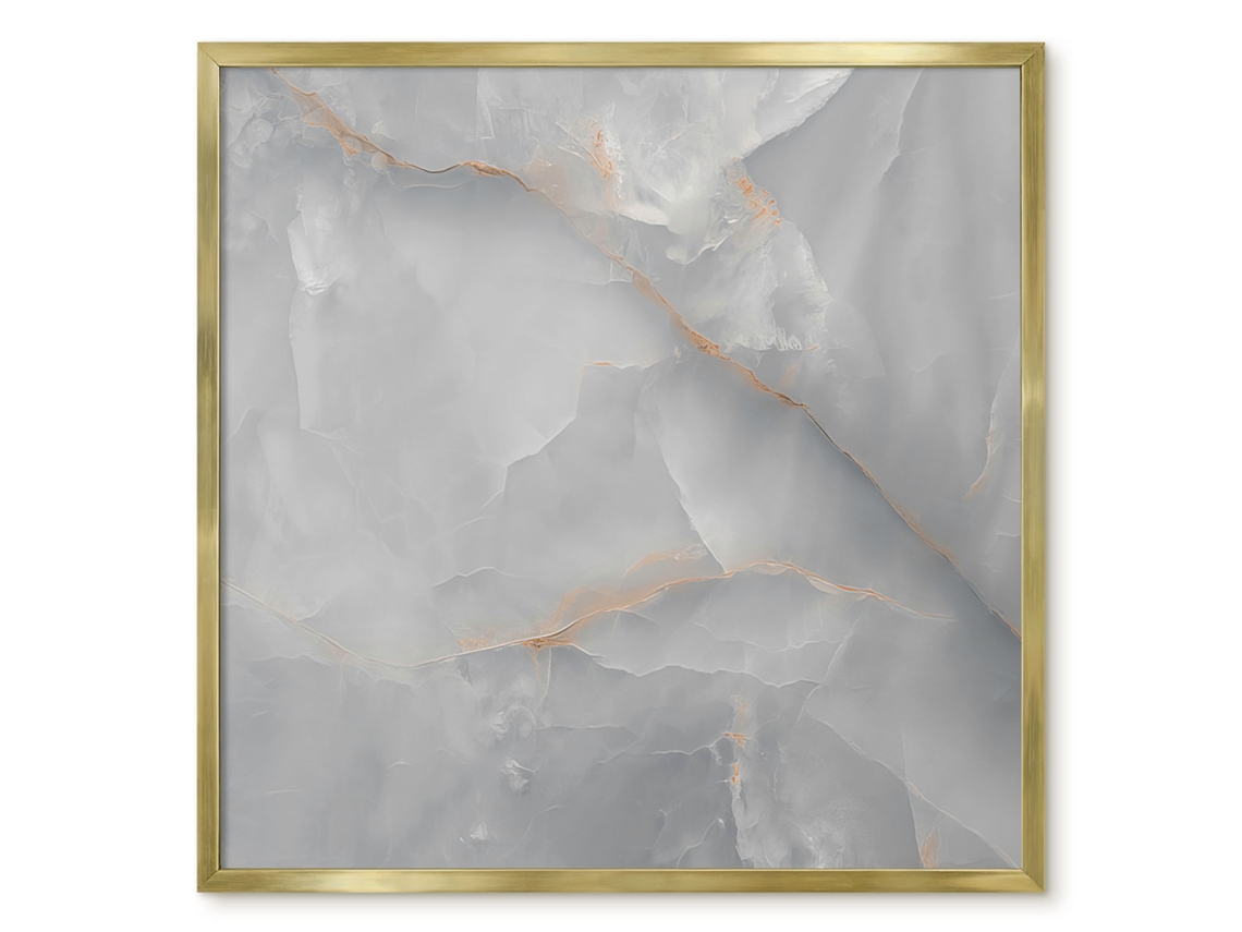 Quadro de parede magnético Elegância Natural para escritório Espelharte (50x50 cm)