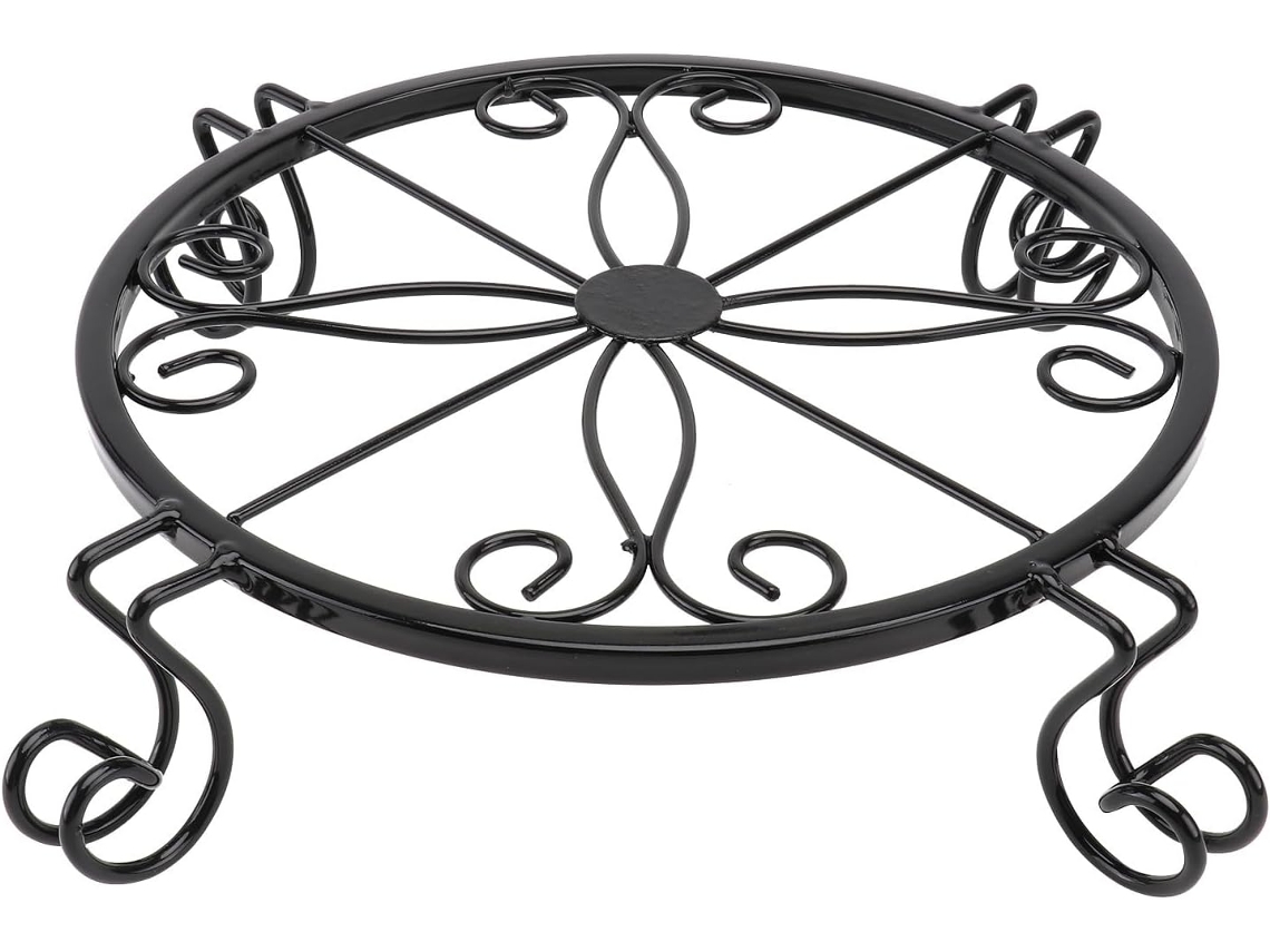 Suporte Decorativo e Durável em Ferro para Vasos de Flores, em Estilo Europeu. para Uso Interno e em Varandas CHABERLU