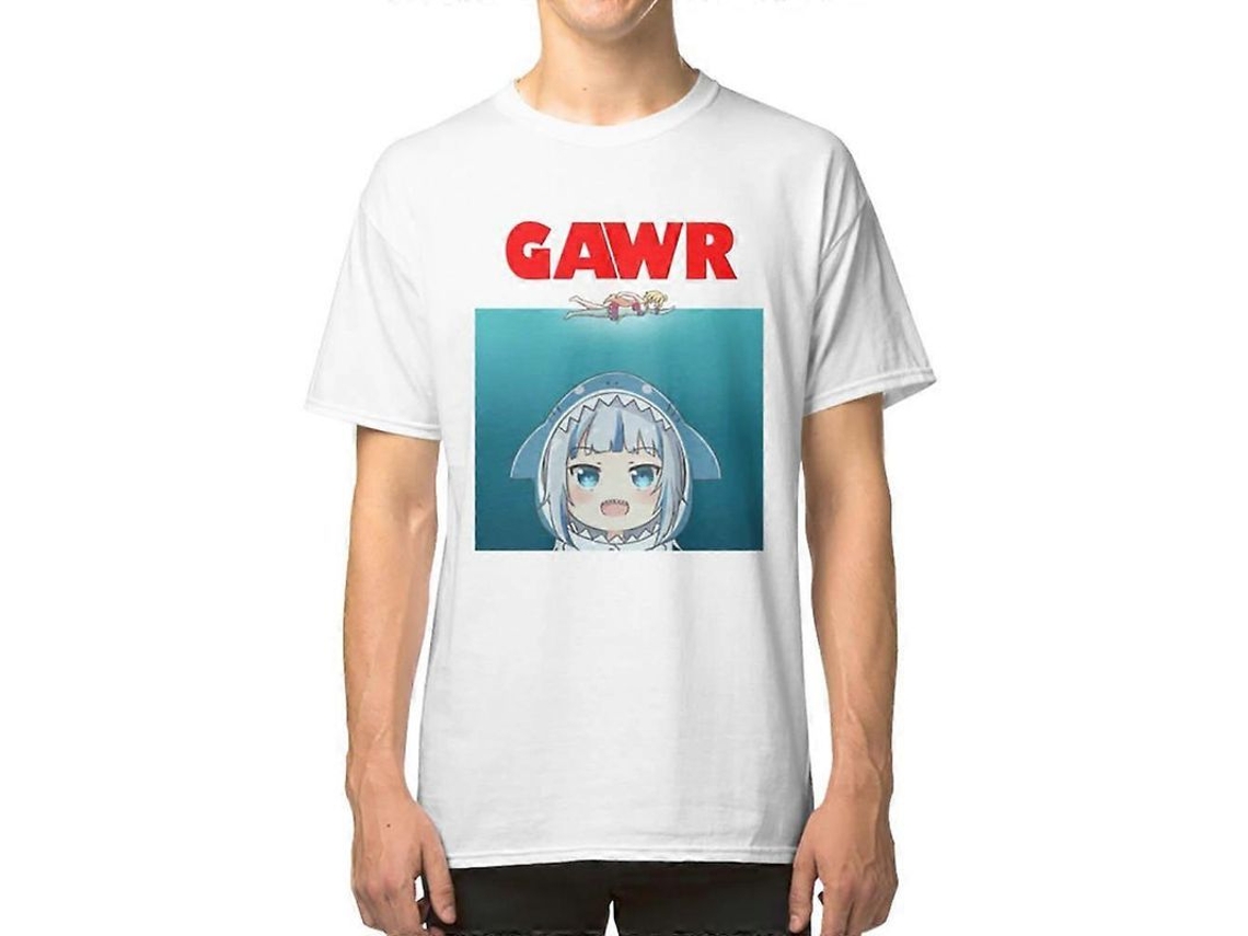 2026 camiseta Paródia Hololive En Gawr Gura