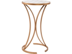 Mesa Apoio ITEM Geometrica Dourada â Glamour