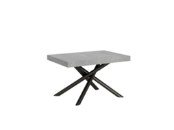 Mesa de Refeição ITAMOBY Famas (90x130/390 - Painéis em Melamina - Cimento)
