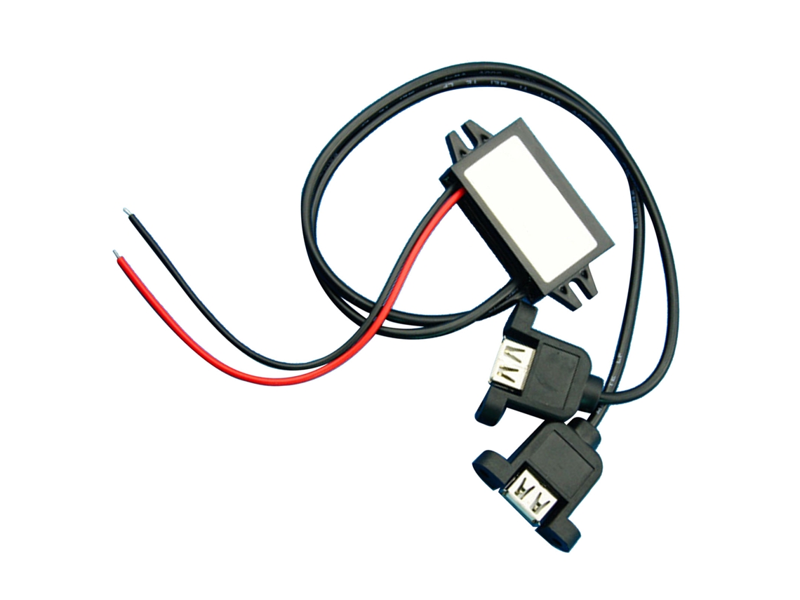 Laxiscreed Módulo De Conversão Dc Step-down 12v Para 5v Com Saída Usb Dupla