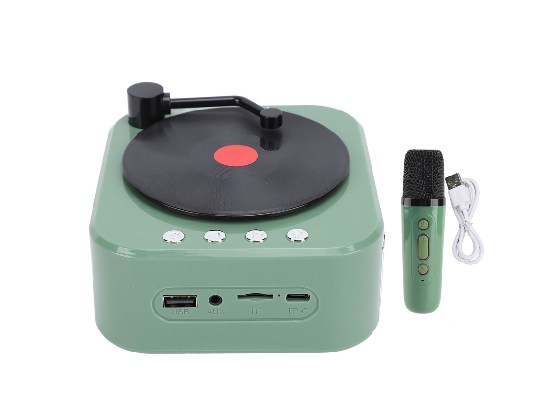 Tocador De Vinil Com Bluetooth E Som Estéreo Hifi