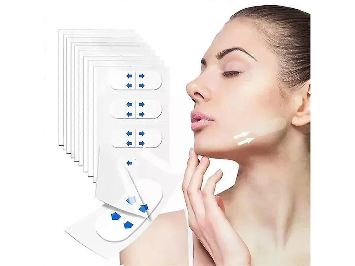 Fita Adesiva Invisível Para Lifting Facial, À Prova D'água, Com Formato Em V, Ideal Para O Rosto. Fita Adesiva Para Lifting Facial, Com Tecnologi
