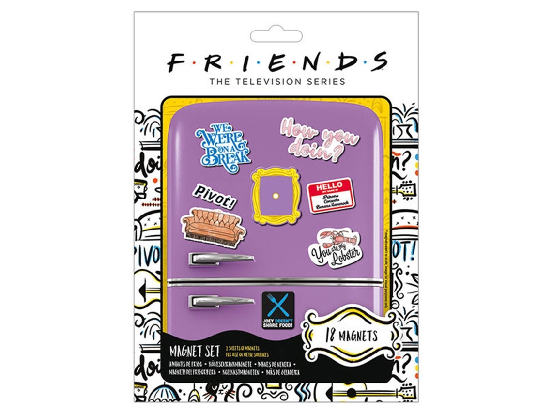 Conjunto de 18 Ímanes PYRAMID Friends How You Doin