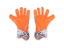 Yncm-luvas De Goleiro Nylon Latex 2pcs Branco Tamanho 8