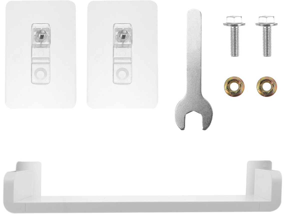 Organizador De Parede Para Banheiro, Em Formato De U, Plástico Branco, Grande, Sem Furos, Ideal Para Cozinhas De Hotéis