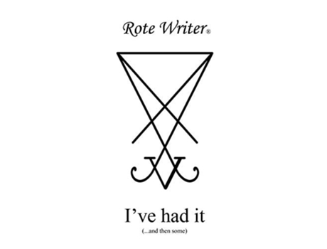 Livro Ive Had It And Then Some De Rote Writer (inglês - Capa Dura)