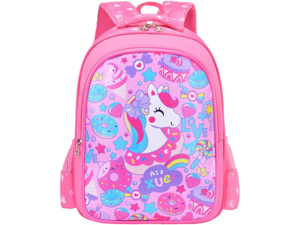 Mochila Escolar Para Meninos Meninas Do Ensino Fundamental (1º Ao 3º Ano), Com Estampa Fofa Dinossauro