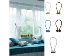 Decoração Para Casa 1 Peça Prendedor Cortina Magnético Com Pérolas. Fivela Simples E Versátil Cortinas, Ideal Sala Estar Organ Aquaforge