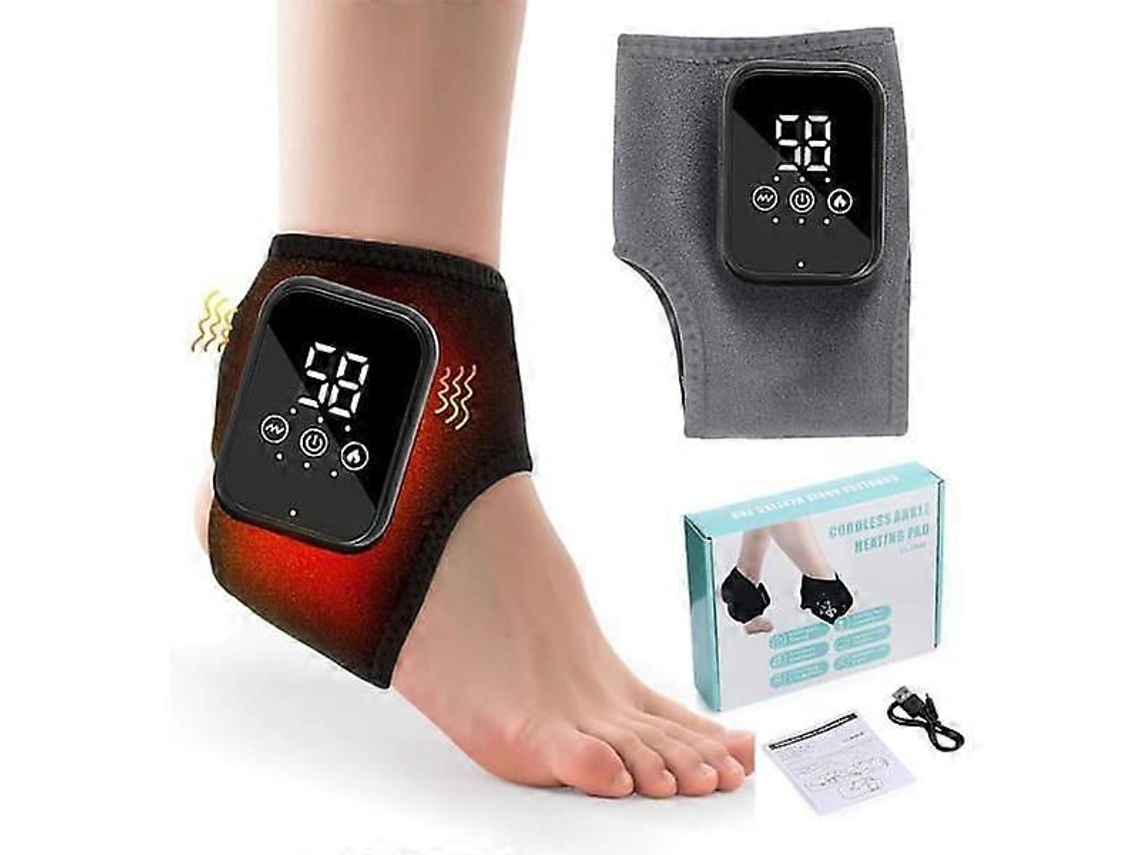 Massageador De Pés 3 Em 1, Portátil, Elétrico Recarregável Via Usb Com Modos E 5 Níveis Aquecimento, P