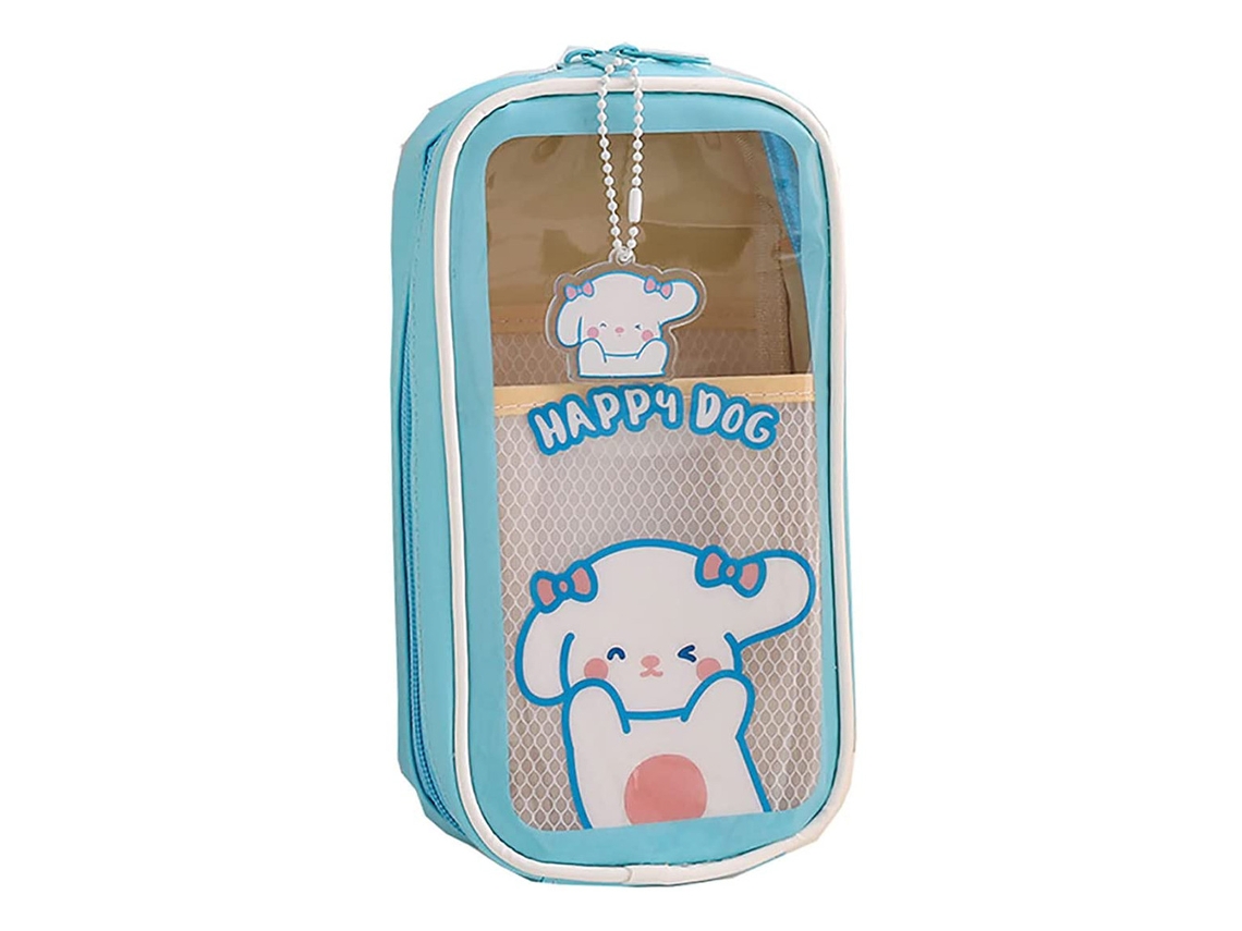 Estojo de Lápis Kawaii Portátil com Grande Capacidade | S/MARCA