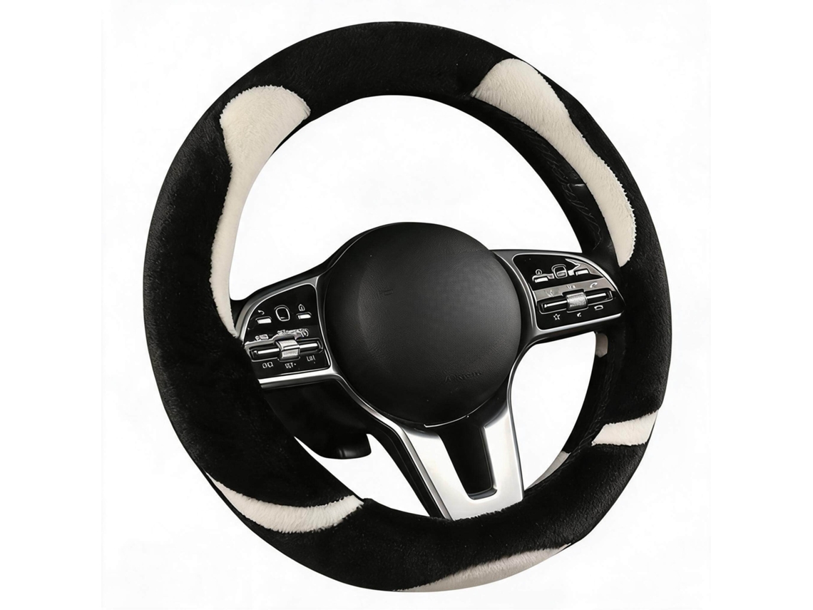 Capa Universal para Volante de Carro HENTEN HOME para Diâmetro de 38 Cm Quente e Respirável (preto)