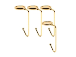 Ganchos Para Meias De Lareira De Natal, Suportes De Meias De Segurança Antiderrapantes Para Decorações De Festa De Natal Olysi Shop (pacote Com 4)